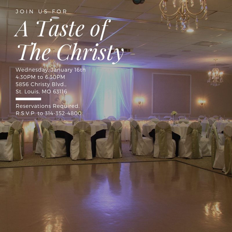 christy tasting january 2019 wedding event catering st louis