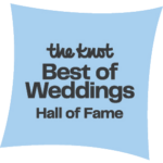 The Knot Best of Weddings Hall of Fame Badge